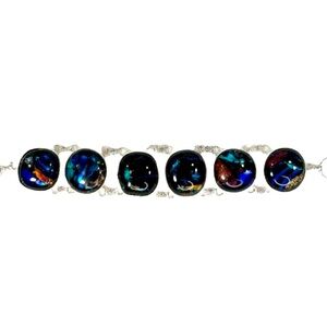 LUXURY Dichroic Glass Large Bracelet ONLY